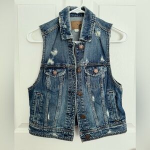 American Eagle Denim Vest